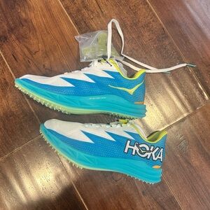 Hoka One One Turquoise, White & Lime Running Shoes